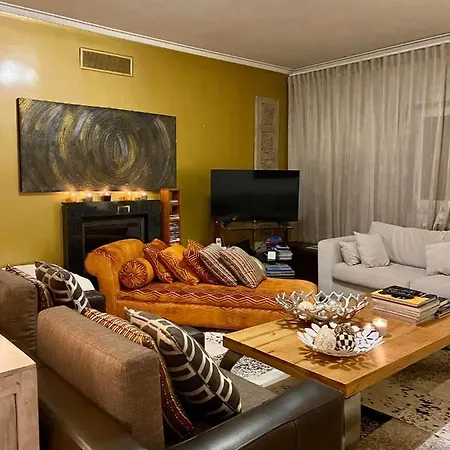 Quarto em Acomodações Particulares Triplex Luxury For 5 People&beach&city&private Pool